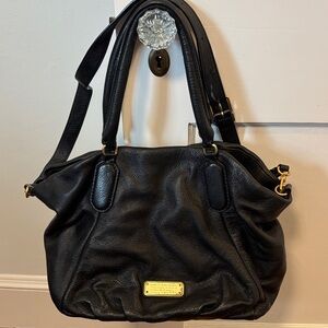 Marc By Marc Jacobs Black Leather Designer Tote Bag